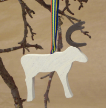Deco sapin - Reindeer - white