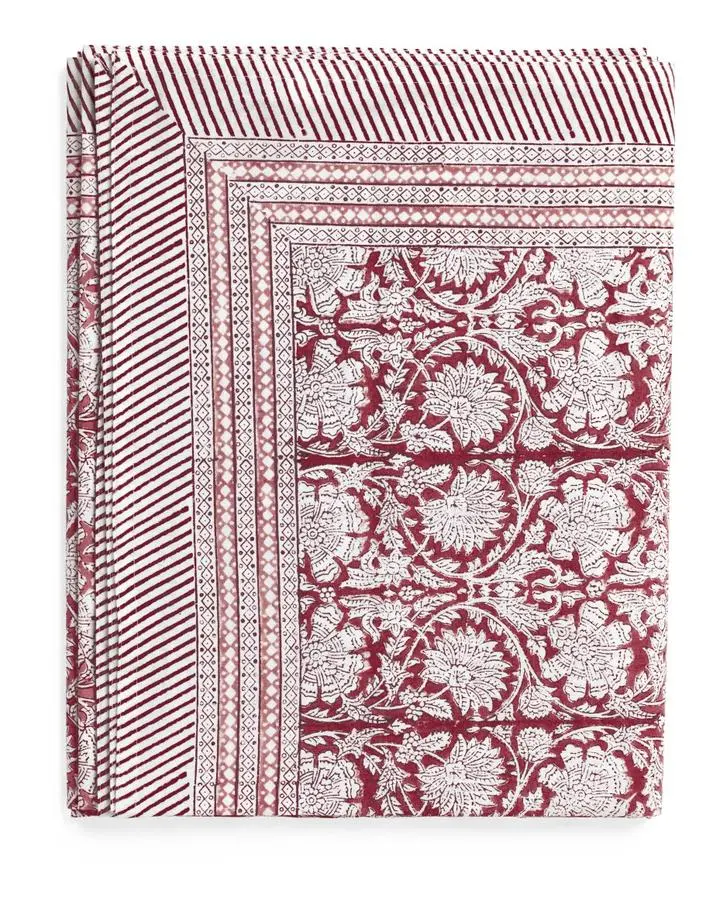[CH0070] Nappe coton - Paradise - Red (150x230cm)