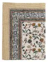 Nappe Coton - Samode - Ochre-blue-green
