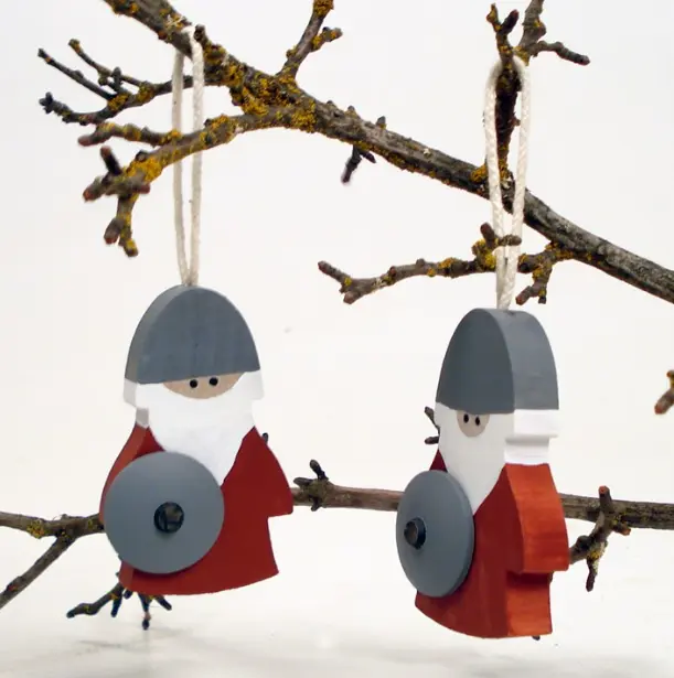 [LA0006] Deco sapin - Viking avec ruban