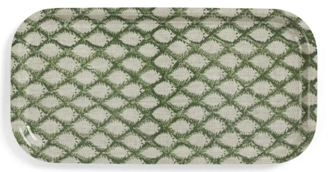 [CH0162] Plateau - Cypress - green - 43x22cm