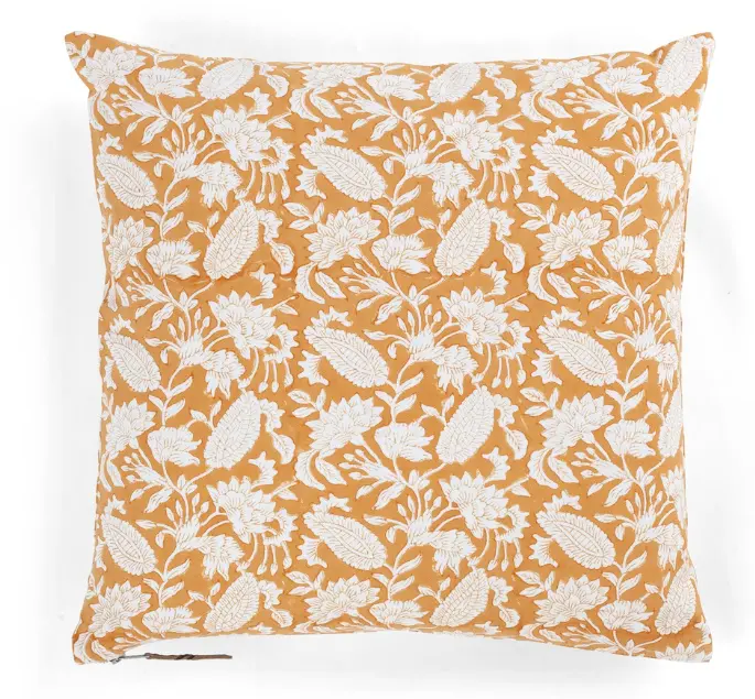 [CH0180] Coussin coton - Jodhpur - Orange