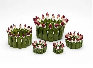 [HA0001] Tomtering Varmeljus - GREEN - 9cm