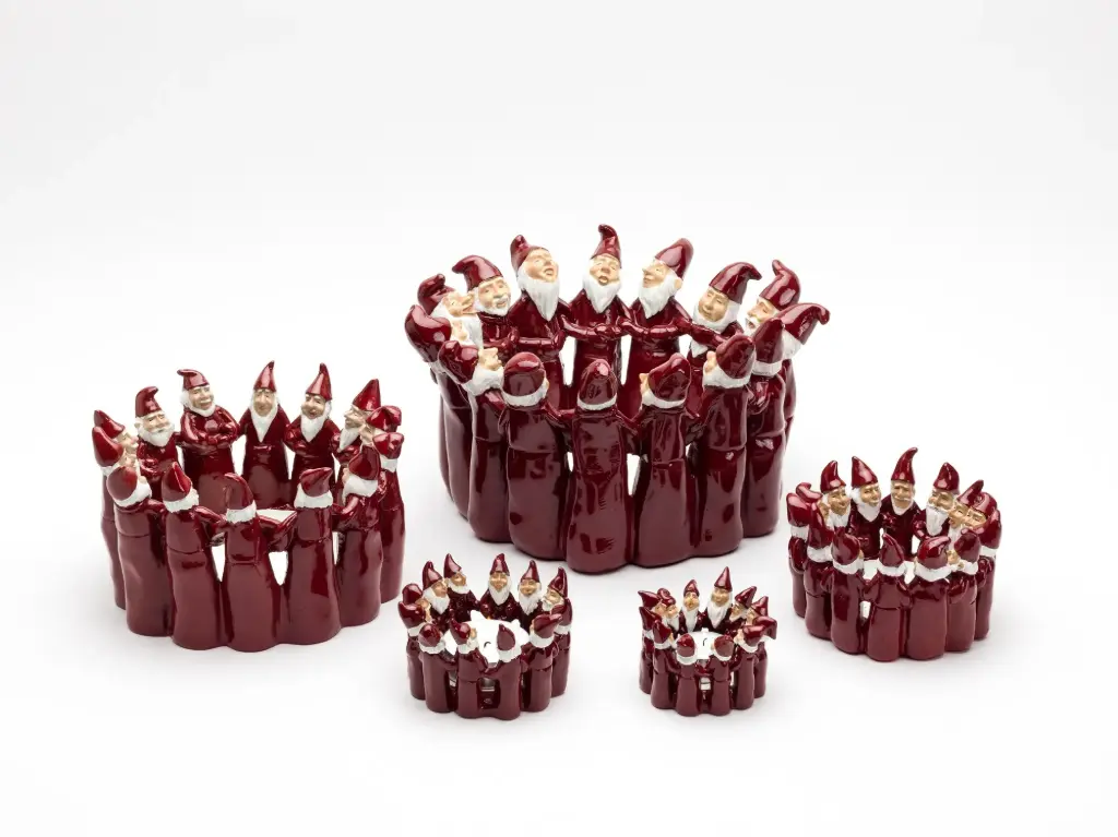 [HA0005] Tomtering Varmeljus - RED - 22cm