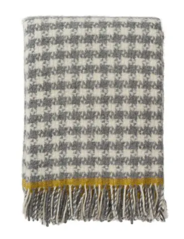 [KL0020] Plaid - DOGTHOOTH - grey