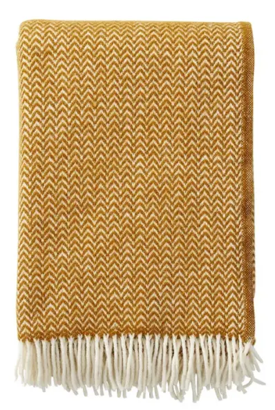 [KL0056] Plaid - CHEVRON - Caramel