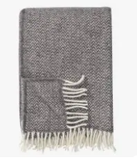 [KL0057] Plaid - CHEVRON - Grey