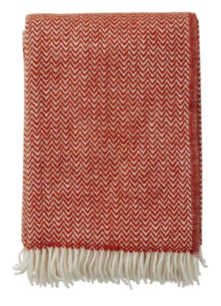 [KL0059] Plaid - CHEVRON - Ruby red