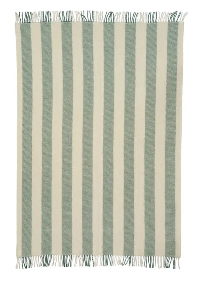 Plaid - GOTLAND - Stripe green