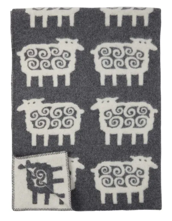 [KL0079] Plaid - SHEEP - Grey&white