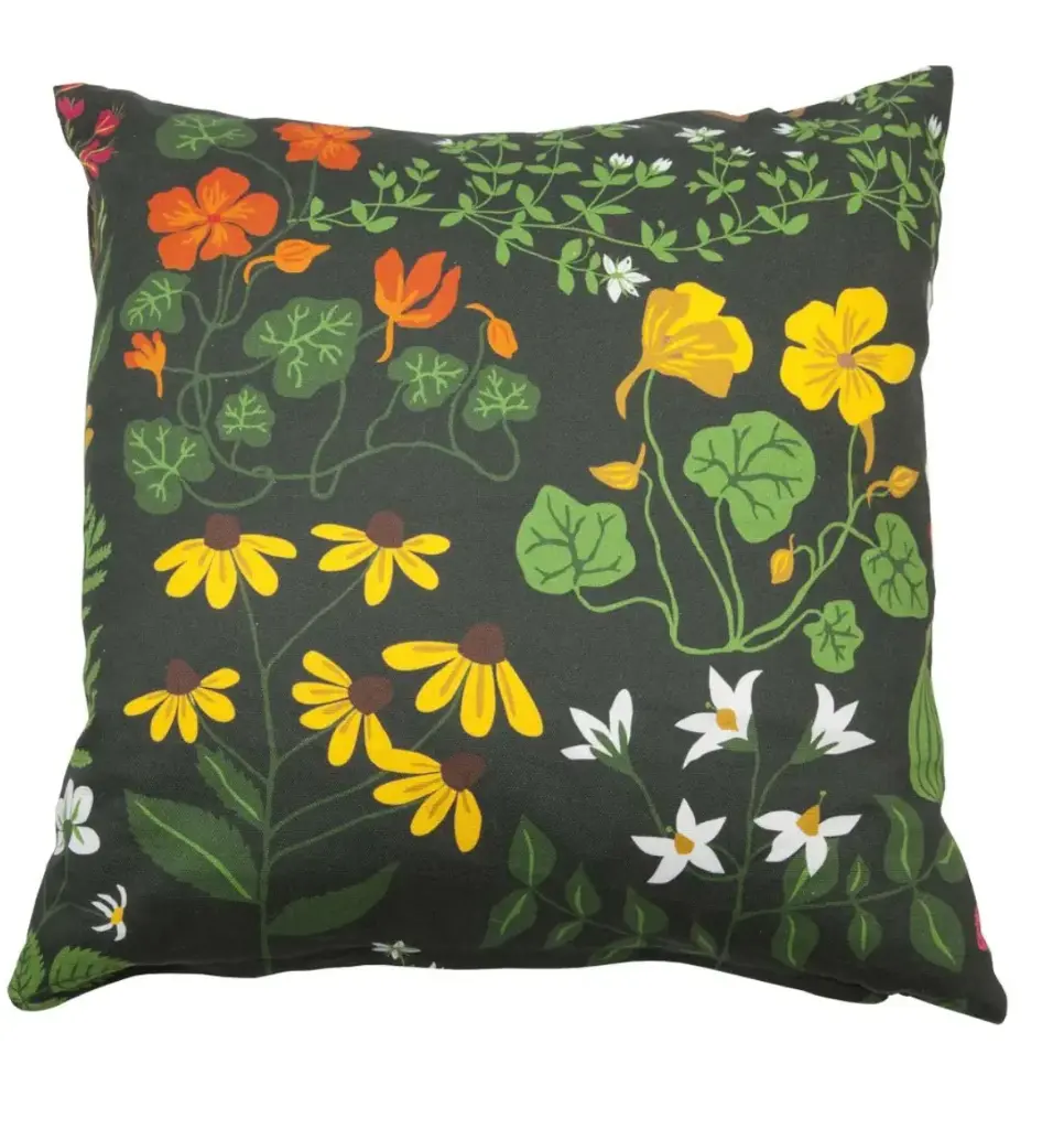 Coussin coton - LEKSAND - Green