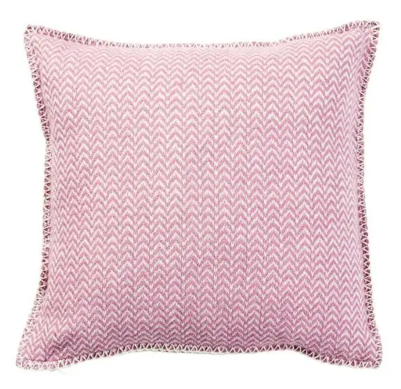 [KL0010] Coussin laine - CHEVRON - Nude