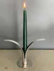 Bougie - ANTIK - 25cm - vert (2pcs)