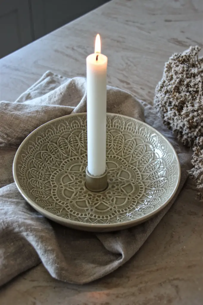 [MA0002] Bougeoir HAPPINESS CANDLEHOLDER SAGE