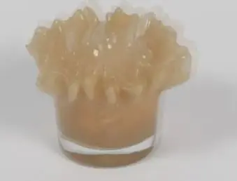 Photophore verre LOA - Beige - 14cm