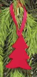 [LA0001] Deco sapin - Christmas tree/Arbre noel - red