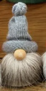 [SP0013] Santa Reindeer - 10cm - Grey/Grey