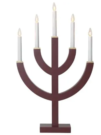 [ST0001] Chandelier - Anno 5L - red - Haut 59cm