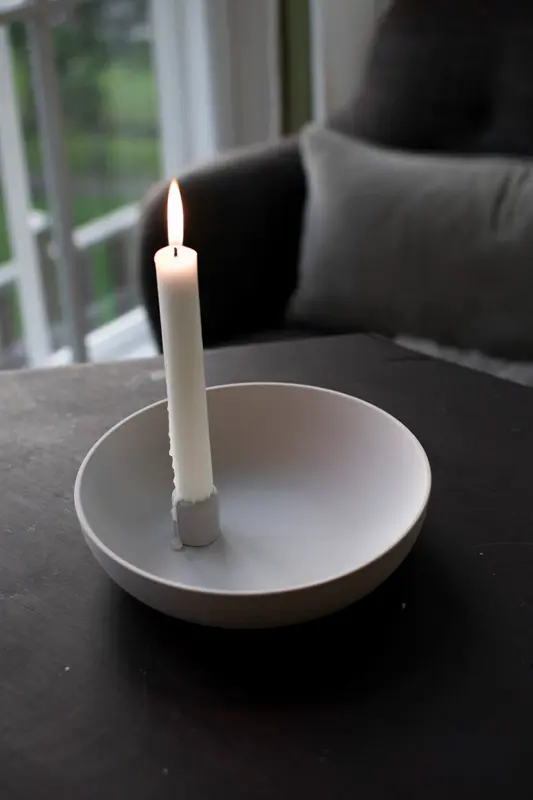 [SF0001] Bougeoir Lidatorp - Large - Light Grey