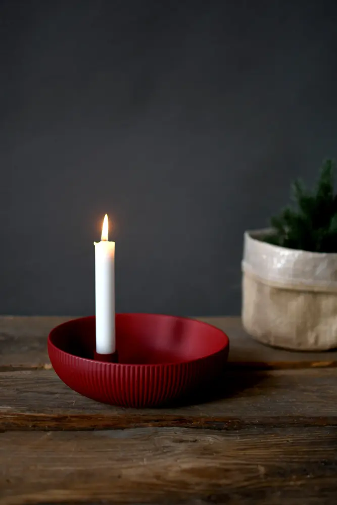 [SF0002] Bougeoir Lidatorp Jubileum - red