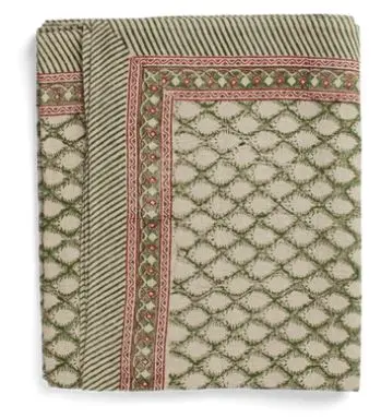 [CH0109] Nappe Linen - Cypress - Green (150x230cm)
